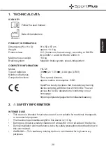 Предварительный просмотр 29 страницы Sportplus SP-DB-1006-W Instructions For Use Manual