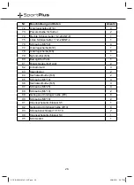 Предварительный просмотр 26 страницы Sportplus SP-FB-2000 Operating Instructions Manual