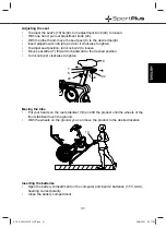 Предварительный просмотр 31 страницы Sportplus SP-FB-2000 Operating Instructions Manual