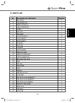 Предварительный просмотр 39 страницы Sportplus SP-FB-2000 Operating Instructions Manual