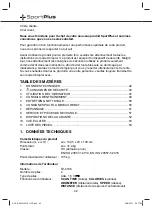 Предварительный просмотр 42 страницы Sportplus SP-FB-2000 Operating Instructions Manual