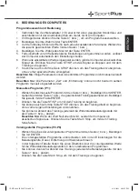 Предварительный просмотр 19 страницы Sportplus SP-HT-1004-iE Operating Instructions Manual