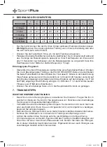 Предварительный просмотр 20 страницы Sportplus SP-HT-1004-iE Operating Instructions Manual