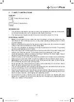 Предварительный просмотр 27 страницы Sportplus SP-HT-1004-iE Operating Instructions Manual