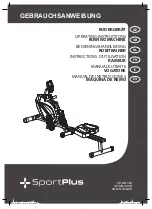 Preview for 1 page of Sportplus SP-MR-008 Operating Instructions Manual