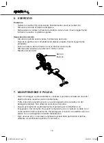 Предварительный просмотр 74 страницы Sportplus SP-MR-020 User Manual