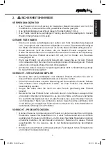 Предварительный просмотр 3 страницы Sportplus SP-MSP-001 Operating Instructions Manual