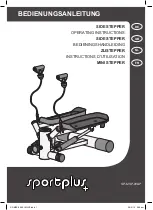 Sportplus SP-MSP-008-P Operating Instructions Manual preview