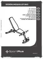 Sportplus SP-SUB-019 User Manual preview