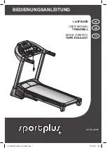 Sportplus SP-TM-4220E User Manual preview