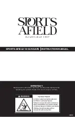 SPORTS AFIELD 18 Gun Safe User Manual preview