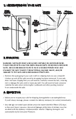 Предварительный просмотр 5 страницы SPORTS AFIELD INSTINCT BIOMETRIC Series Instruction Manual