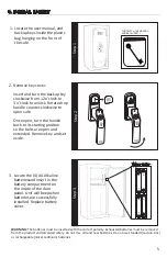 Предварительный просмотр 6 страницы SPORTS AFIELD INSTINCT BIOMETRIC Series Instruction Manual