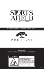 SPORTS AFIELD PRESERVE Series User Manual предпросмотр