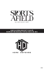 Preview for 1 page of SPORTS AFIELD SA-HD2 Instruction Manual