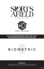 SPORTS AFIELD SA-HD6-BIO Instruction Manual preview