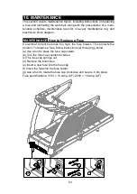 Preview for 54 page of SPORTS ART T635M Owner'S Manual