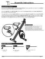 Предварительный просмотр 8 страницы Sports Authority BODYFIT XRB358 Owner'S Manual