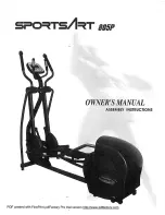 Preview for 1 page of SportsArt Fitness 805P Owner'S Manual