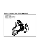 SportsArt Fitness 8100 Incline Calibration Manual preview