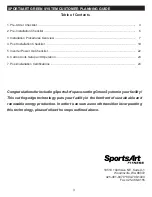 Preview for 3 page of SportsArt Fitness Green System Planning Manual