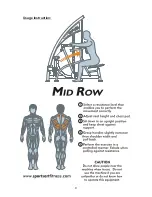 Preview for 10 page of SportsArt Fitness MID ROW A921 Owner'S Manual