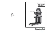 SportsArt Fitness N961 Owner'S Manual предпросмотр