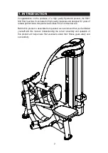 Preview for 3 page of SportsArt Fitness S921 Mid Row Owner'S Manual