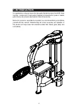 Preview for 3 page of SportsArt Fitness S955 Glute Owner'S Manual