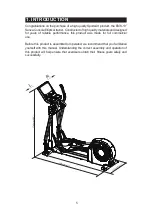 Preview for 5 page of SportsArt Fitness SENZA E874-13 Owner'S Manual