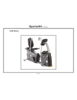 Preview for 5 page of SportsArt Fitness XT20 Cross Trainer Repair Manual