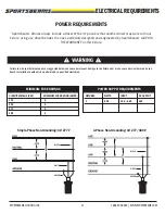 Preview for 5 page of SPORTSBEAMS LED 800 User Manual