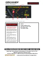 Preview for 2 page of Sportsman GEN2000DF Step-By-Step Quick Start Manual