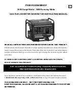 Preview for 1 page of Sportsman GEN4000IOF Instruction Manual