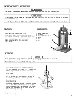 Предварительный просмотр 2 страницы Sportsman MHVSS7 Instruction Manual