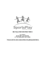 SportsPlay 911-255 Installation Instructions Manual preview