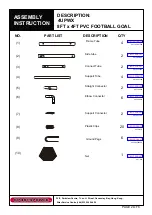 Preview for 2 page of SPORTSPOWER 4UPWX Assembly Instructions Manual