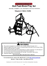 Preview for 1 page of SPORTSPOWER Bell Peak MSC-5091 Assembly, Installation, Care,  Maintenance And User Instructions