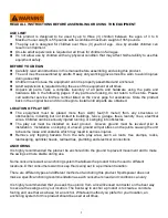 Preview for 2 page of SPORTSPOWER Bell Peak MSC-5091 Assembly, Installation, Care,  Maintenance And User Instructions