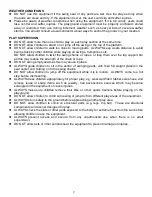 Preview for 3 page of SPORTSPOWER Bell Peak MSC-5091 Assembly, Installation, Care,  Maintenance And User Instructions