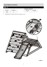 Предварительный просмотр 24 страницы SPORTSPOWER Climb with slide WP-730 Assembly, Installation, Care, Maintenance And Use Instructons