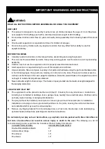 Preview for 4 page of SPORTSPOWER MSC- 4580 Assembly Instructions And User'S Manual