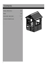 Preview for 2 page of SPORTSPOWER PERSONALISED WOODEN PLAYHOUSE Assembly & User Instructions