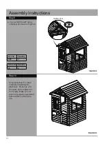 Preview for 12 page of SPORTSPOWER PERSONALISED WOODEN PLAYHOUSE Assembly & User Instructions