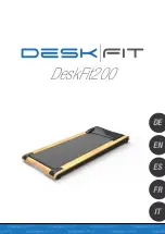 SPORTSTECH DeskFit200 User Manual preview