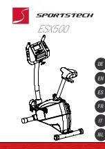 SPORTSTECH ESX 500 User Manual preview