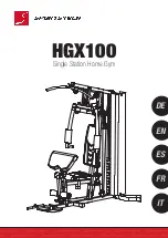 SPORTSTECH HGX100 User Manual preview