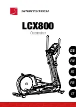 SPORTSTECH LCX800 User Manual preview