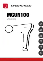 SPORTSTECH MGUN100 User Manual preview