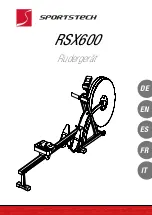 SPORTSTECH RSX 600 User Manual preview